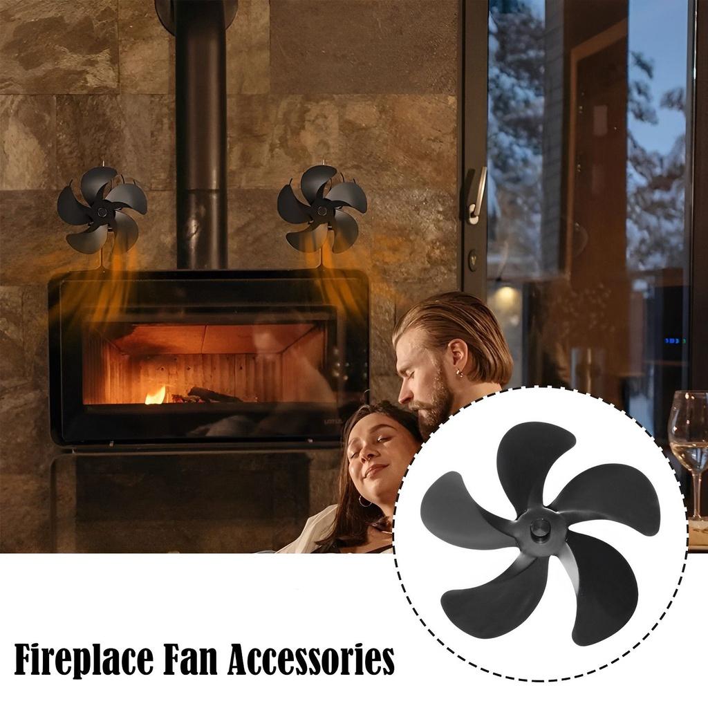 Replaceable Fireplace Fan Blades For Better Room Heating