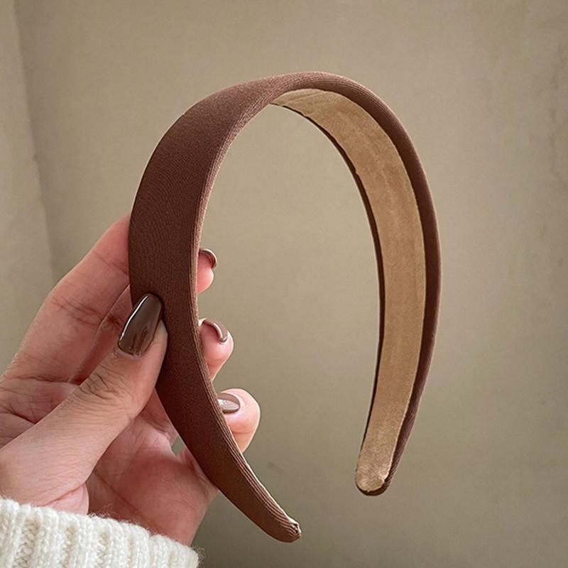 38cm/14.96in Circumference Women's Vintage Elegant Solid Color Headbands, Fashion Versatile Hair Accessories Suitable For Daily Wear, Washing Face