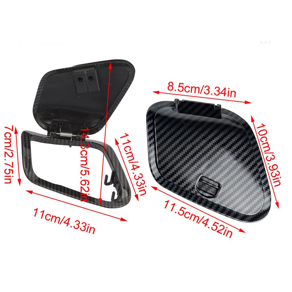 Motorcycle Side Pocket Cover USB Port Charger Compartment Waterproof Cover ForY Amaha N max 155 V2 2020 2025 Accessories