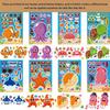 Adorable Ocean Animal Kids Cartoon Interactive Puzzle Diy Sticker Set For Family Fun