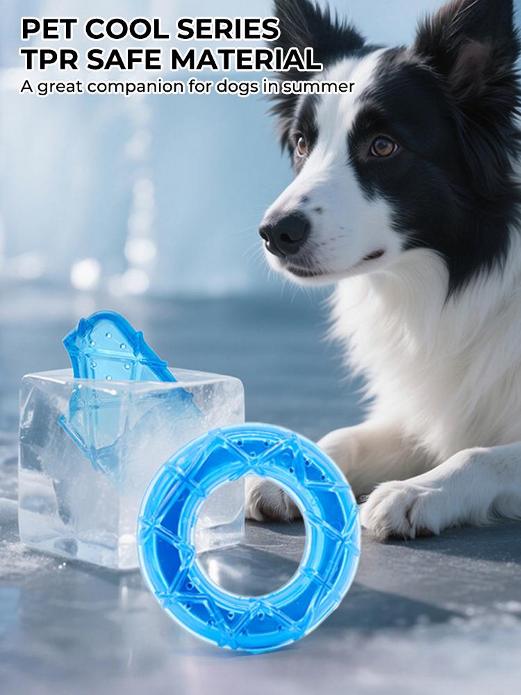 Frozen Dog Chew Toy Summer Cooling Ice Popsicle Puppy Teether Teeth Cleaning Gum Massager Small Medium Pet Supplies Interactive