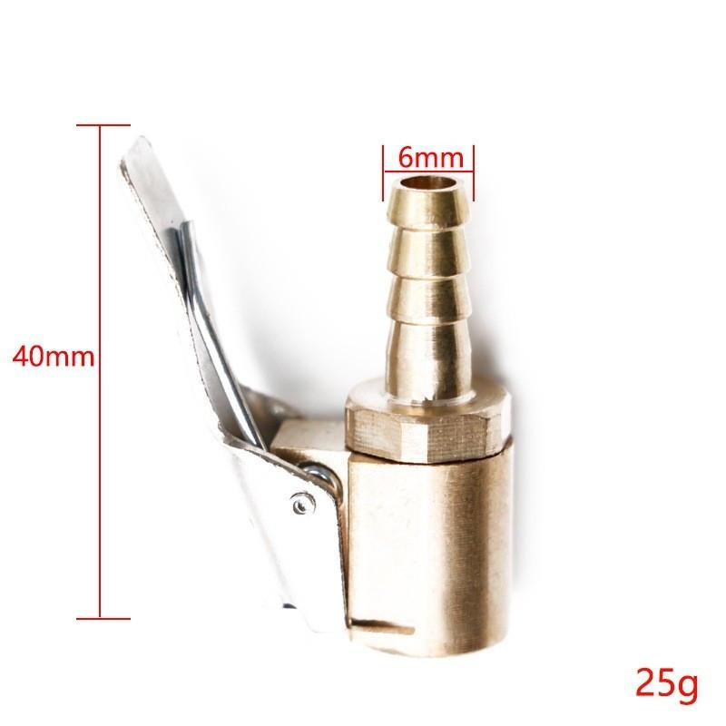 Brass Car Tire Inflation Quick Connector Leakproof Seal Easy Operation For Air Pump Hose Connection CAR Air Chuck Air Compressor Tire Chucks 1