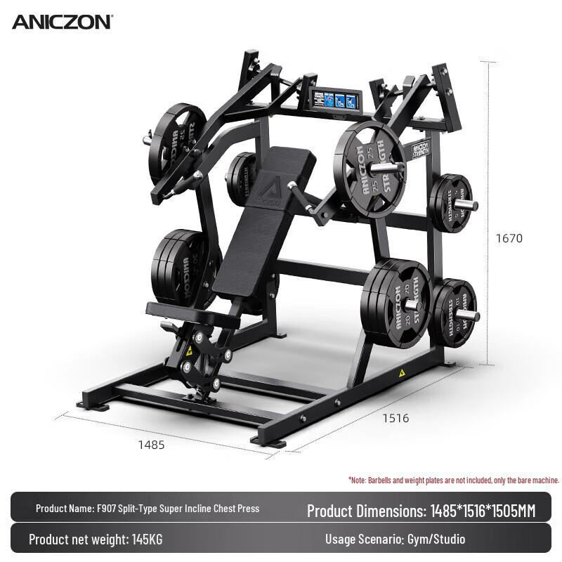 TEZEWA Hummer Series F907 Ultra-Incline Chest Press