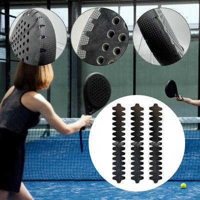3Pcs Tennis Racket Head Protect Tape Racket Head Sticker Anti Scratch Sturdy Reduces Impact and Friction Versatile Protective