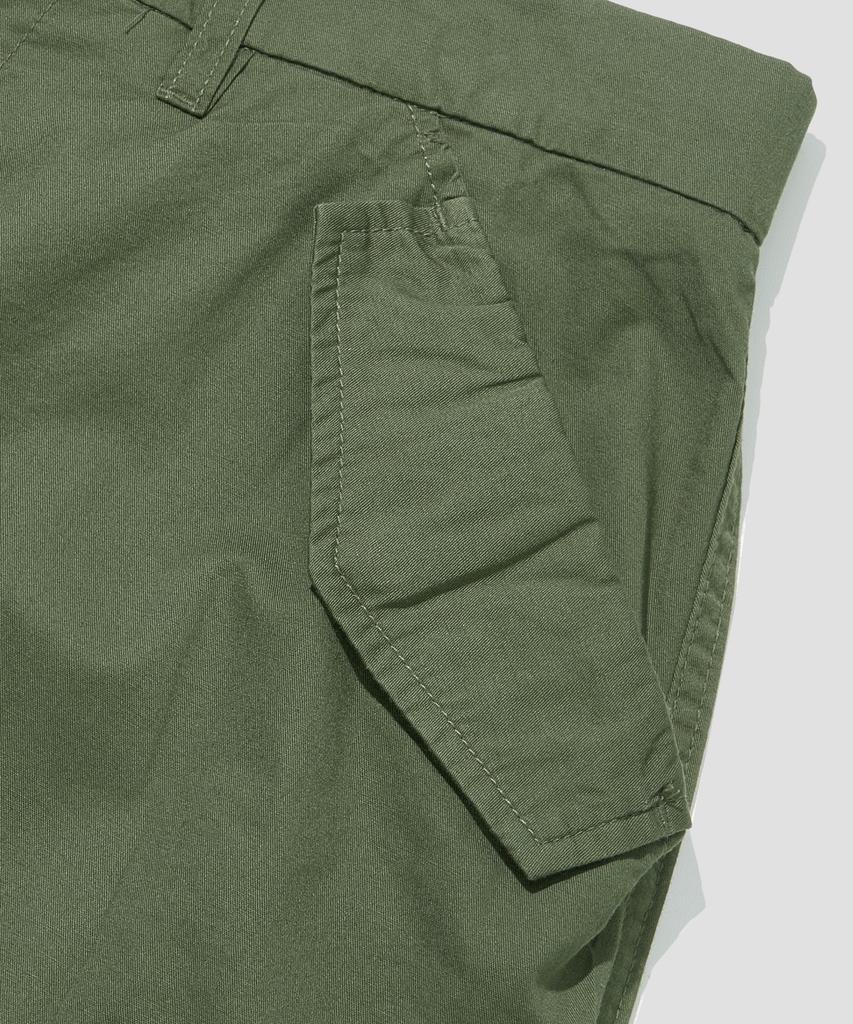 AGOD Cargo Strap Parachute Cotton Pants [Khaki]
