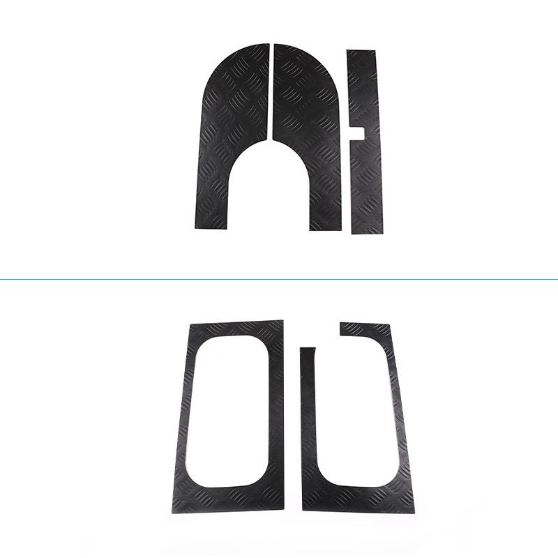 For Land Rover Defender 2004-18 Exterior Details Alloy Black Car Tailgate Roof Trim Panel Car Exterior Modification Accessories