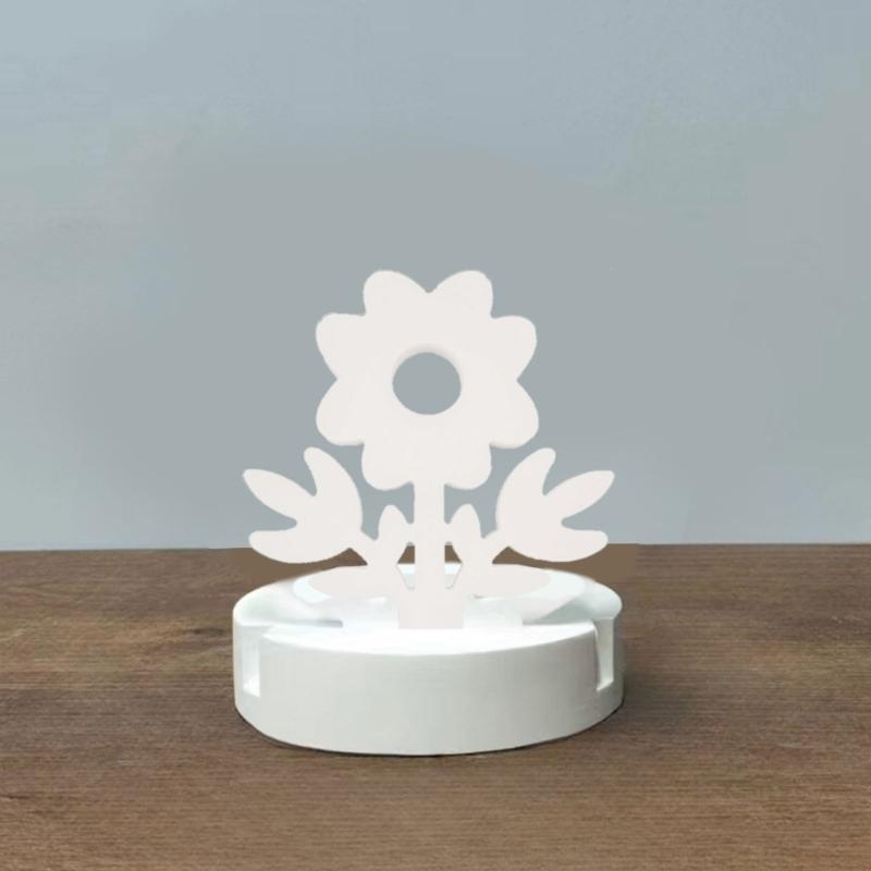 Horse Shape Candle Holder Molds with Base Flower Tealight Holder Molds Animal Resin Molds for DIY Craft Home Decorations