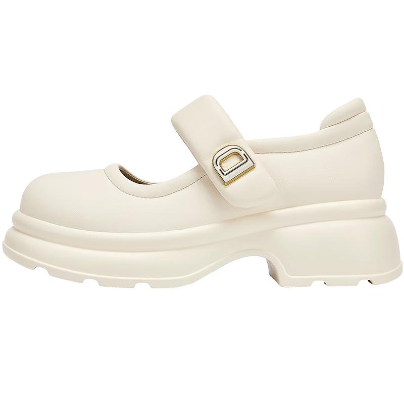 Daphne Women s Retro Mary Jane Block Heel Pumps 38