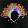 Light Up Sun Headband for Nightclub Party Festival Halloween Costume Cosplay