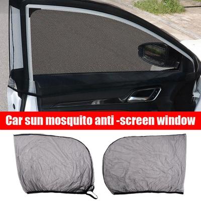 Car Window Mesh Net Anti Insect Mosquito Breathable Shading Cooling Car Door Window Screen Net For Outdoor Camping Dropshipping