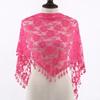 Fashion Lace Triangular Scarf, Women's Headscarf, Shawl Decoration, Neck Protection Scarf, Women's Scarf