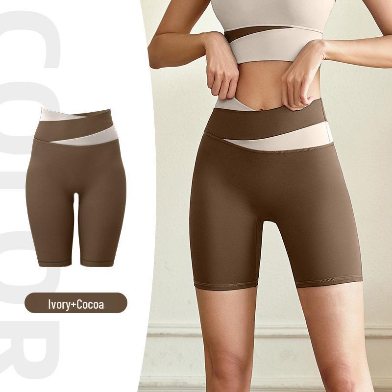 

Женские шорты для йоги Juyi Tang с высокой талией, контролем живота и эффектом «персика» Small (S)