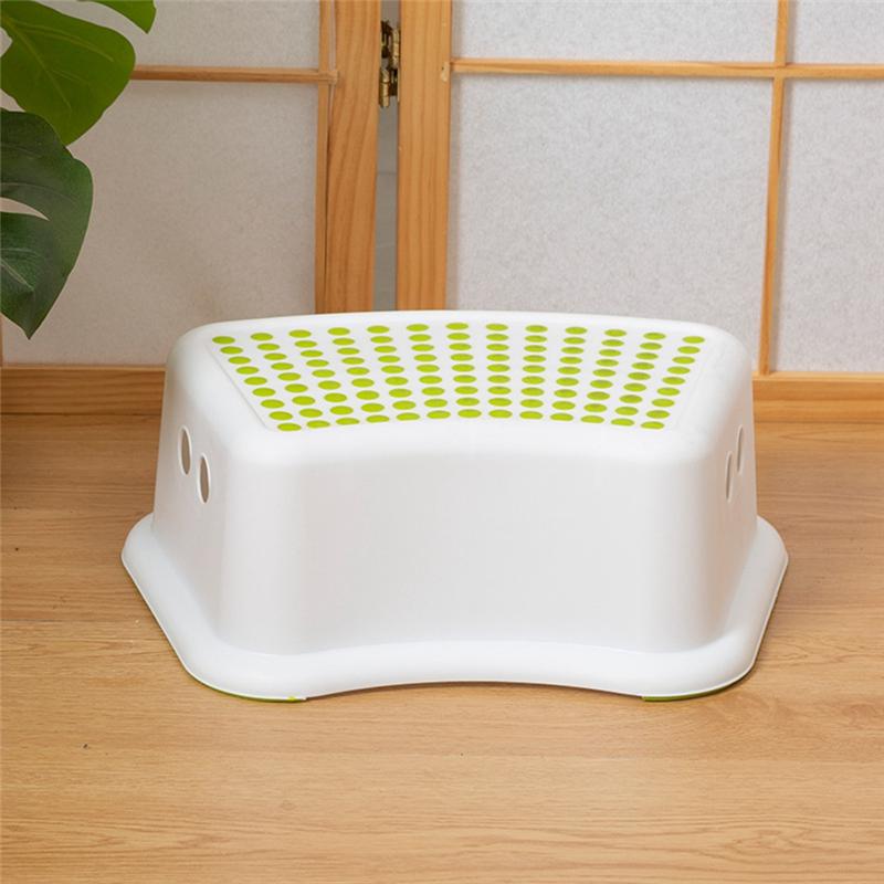 Good-Step Stool With Non-Slip Surface, Curved Step Stool, Potty Training Toilet,Bathroom Sink, Kitchen Counter Stool Helper