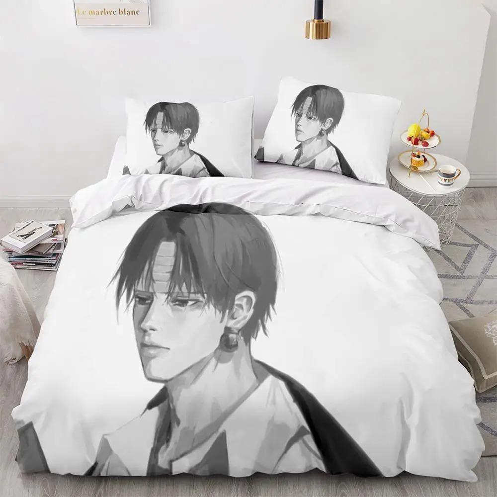 Fashion 3d Printing Anime Hunter × Hunter Bedding Set Single Twin Full Queen King Size Bed Set Adult Kid Bedroom Duvet Cover Set