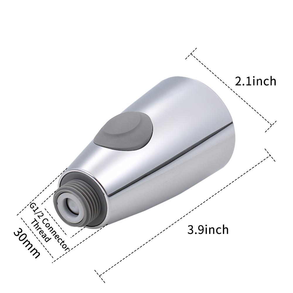 Tête De Pulvérisateur De Robinet De Cuisine Rétractable Avec 15 Connecteurs, Buse De Rechange Pour évier Extractible à 3 Fonctions, Tête De Robinet De Cuisine, Bec De Robinet, Noir Mat