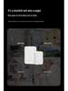 Wireless Battery-Powered Doorbell with Strong Flash, Service Call Button for Hearing Impaired and Elderly, Optional Mute Function.
