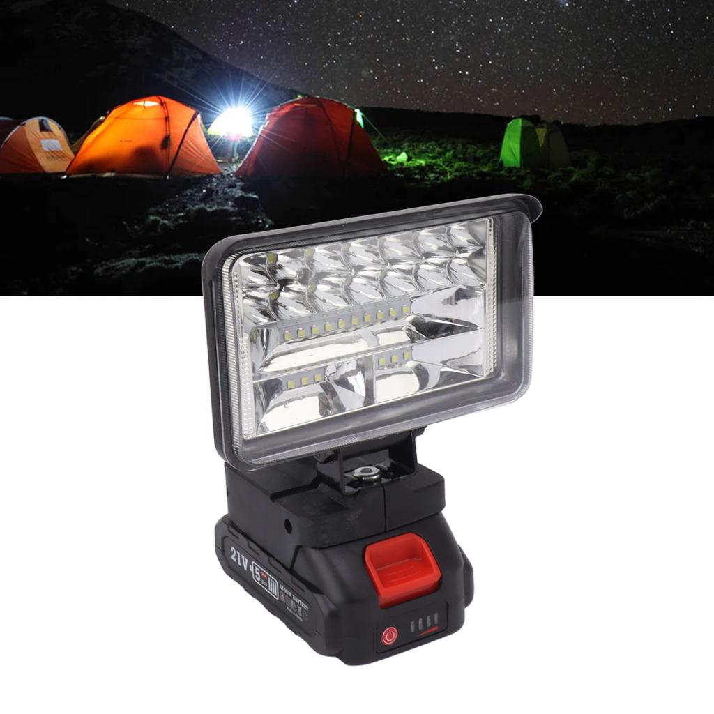 LED Work Light Super Bright Wide Range MT Interface Rotating Lamp Head 1500mAh Outdoor LED Flood Light