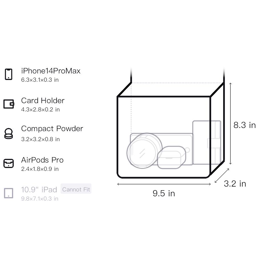 New PUMA Polyester Tote Bag Shopping Bag Shoulder Bag Crossbody Bag Handbag Mini Women's Black 090657-01