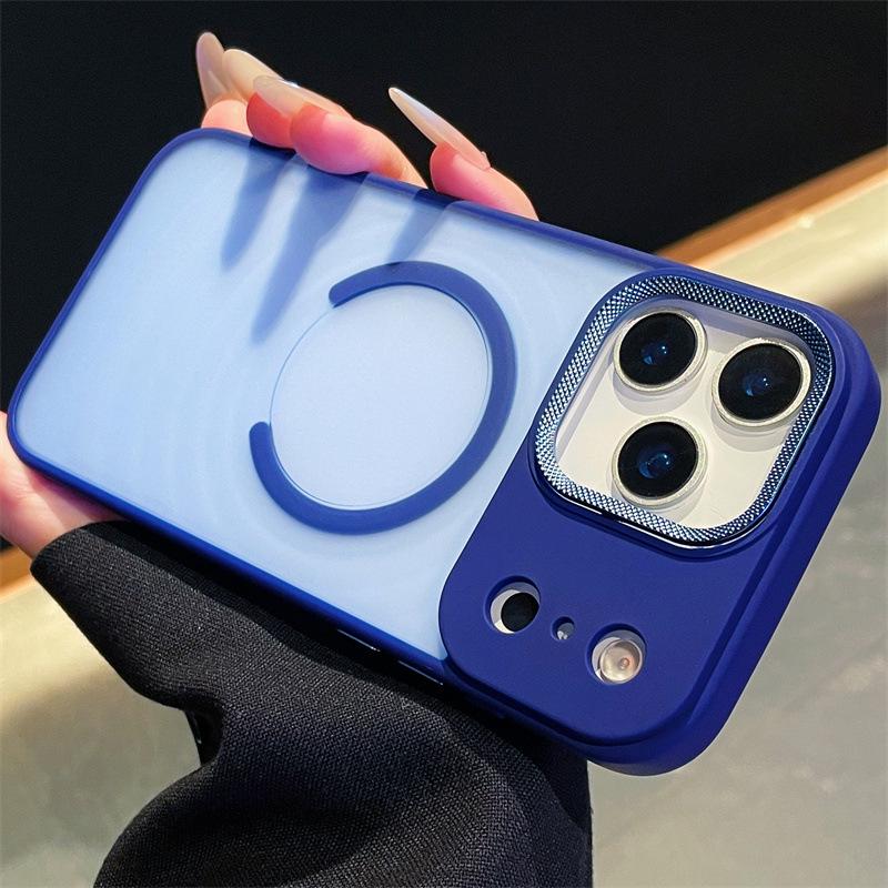 Magnetic Frosted iPhone 17 Pro Max Case, Skin Feel, Fits 13/14/15/16 iPhone 17