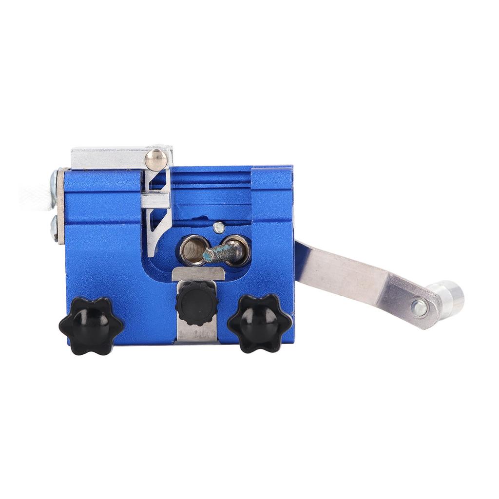 Portable Crank Chainsaw Sharpening Jig Blue Household Chainsaw Tooth Grinder Precise Sharpening Kit for Chainsaw