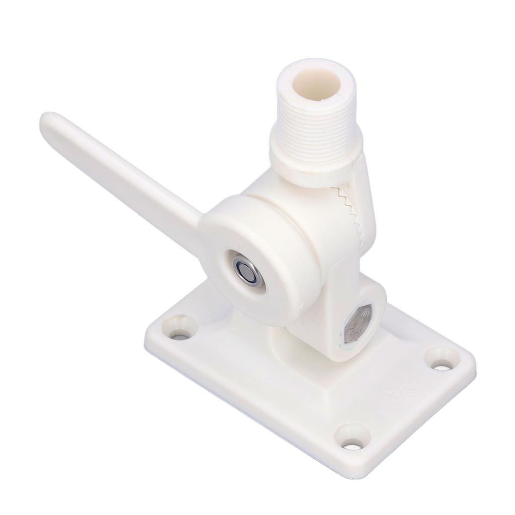 Marine Antenna Mount Adjustable Multifunctional ABS Dual Axis Ratchet Base for Boats
