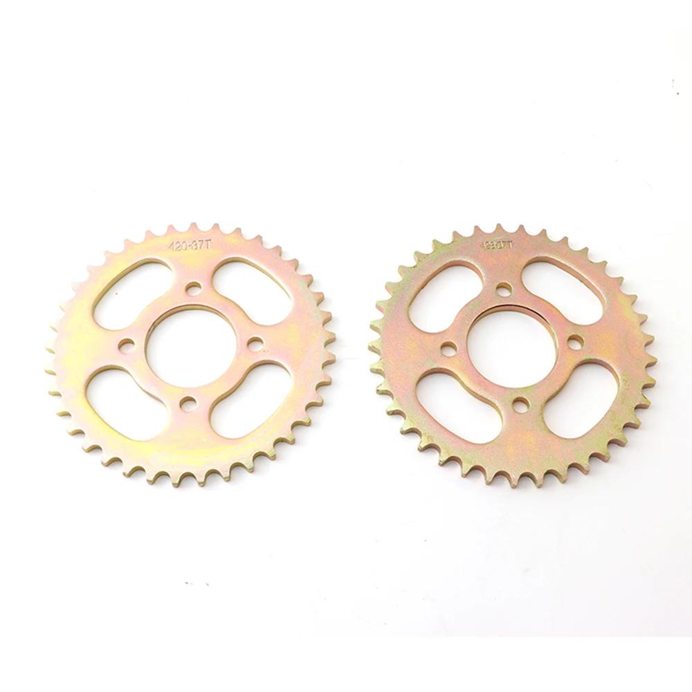 ATV 420/428 Chain 37 Tooth Rear Sprocket 48mm 68mm Bolt Spacing For 50cc 110cc 125cc Chinese Quads 4 Wheeler Trike Motorcycle