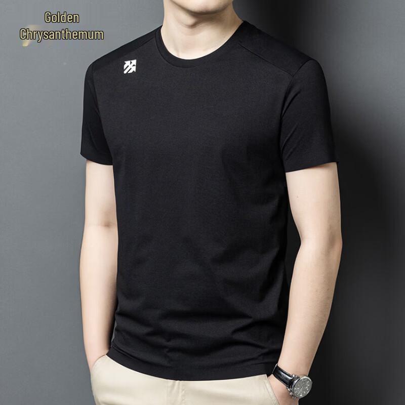 Jinju Men s 2026 Summer Round Neck Short Sleeve T-Shirt 4XL