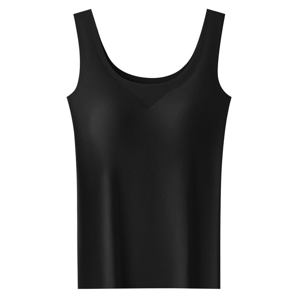 Women's Solid Color Cup Yoga Bottom Shirt Sports Underwear Vest