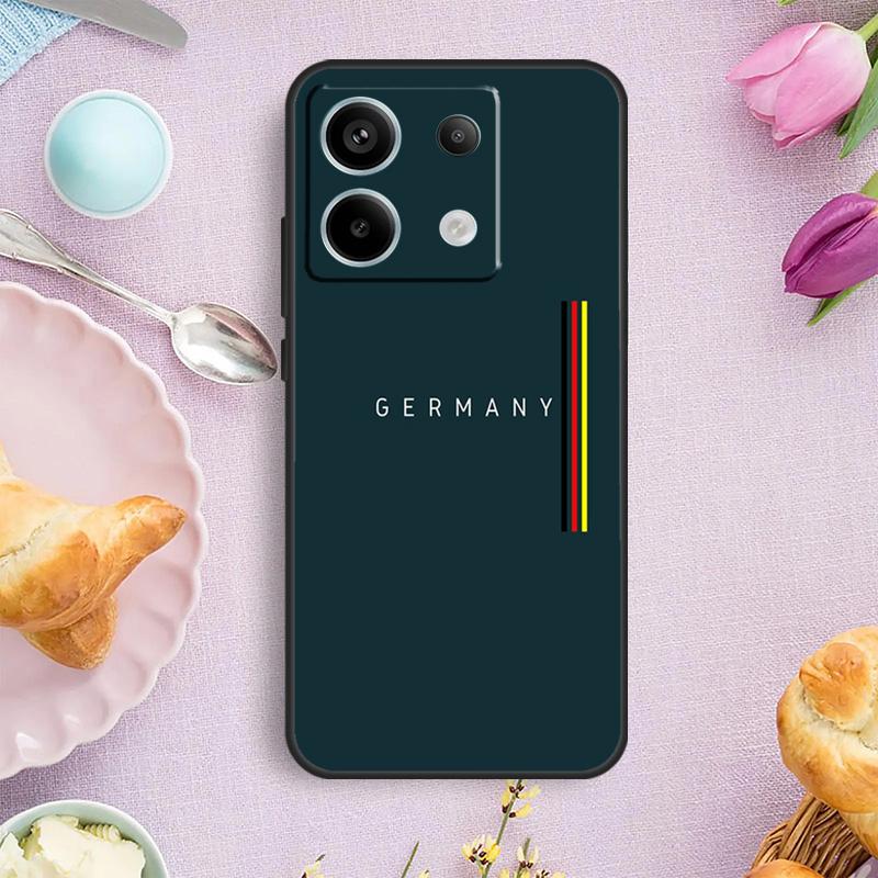 Germany Flag Emblem Case For Redmi Note 13 Pro Plus Note 12 9 10 11 Pro 9S 10S 11S 12S Redmi 12 10 C 13C Cover