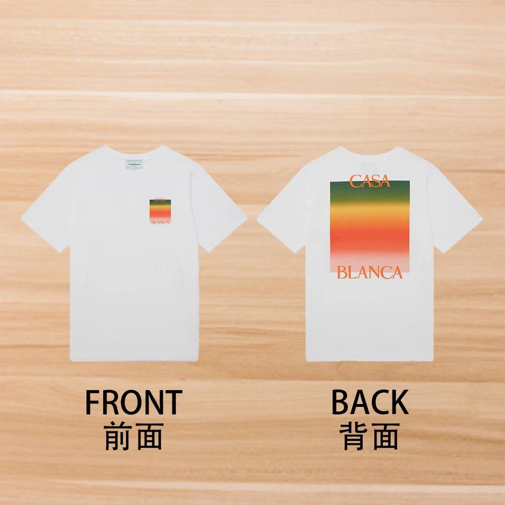 Cross-border foreign trade casablanca Casablanca short-sleeved American tide brand niche loose high street tide brand t-shirt