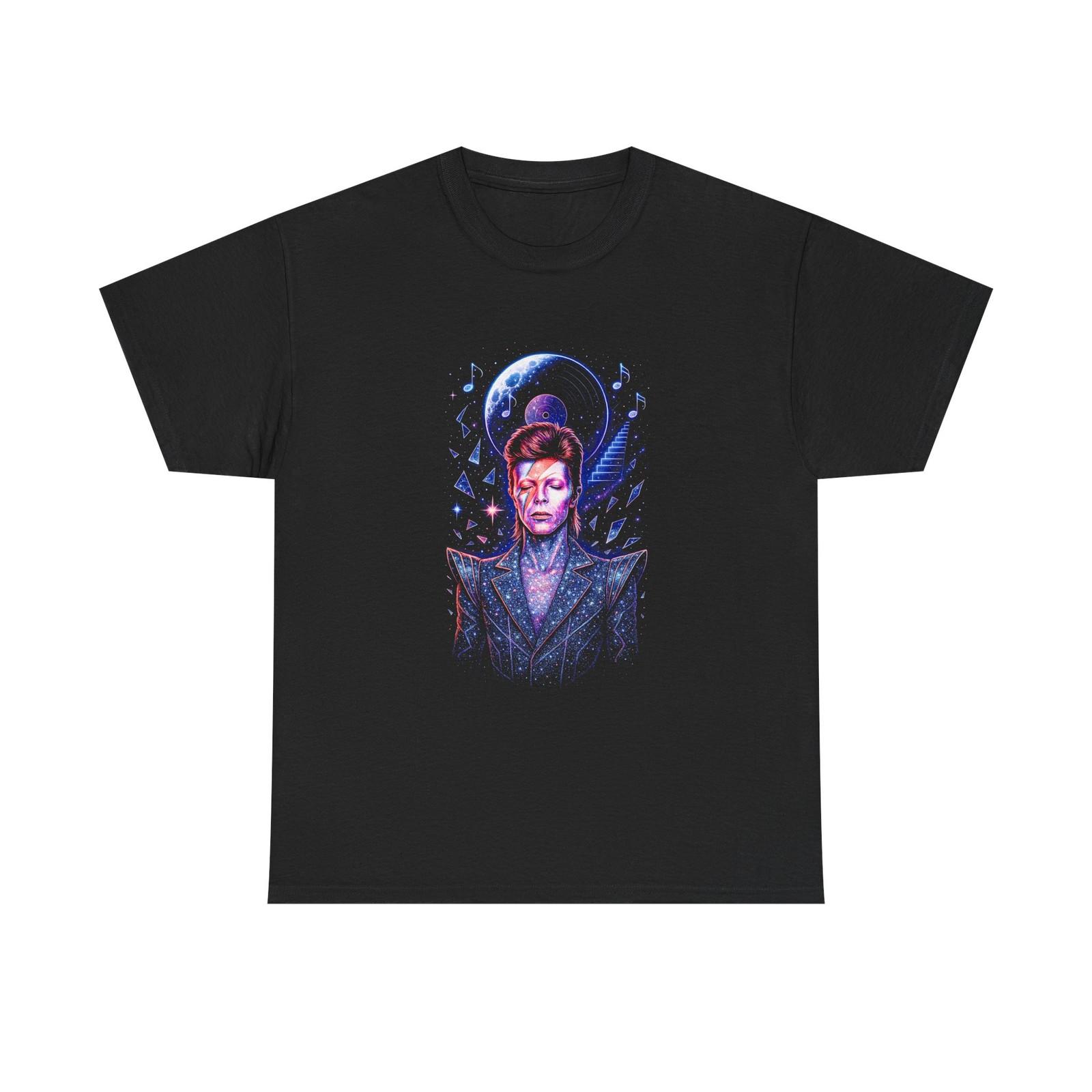 David Bowie Cosmic Portrait T-Shirt - Vintage Retro Band Tee - NEW 3XL