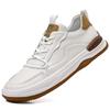 Men's Shoes High Quality Leather Lace-up Casual Shoes Comfy Luxury Brand Tenis Men Sneakers Walking Skateboard shoes Mocassins