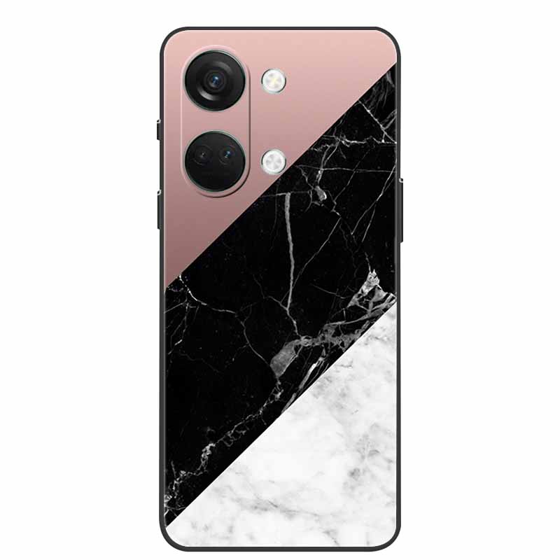 For One Plus Nord3 5G Case Silicone Painted Soft Protective Covers for OnePlus Nord 3 5G Phone Cases 1+ Nord3 TPU Coques Marble