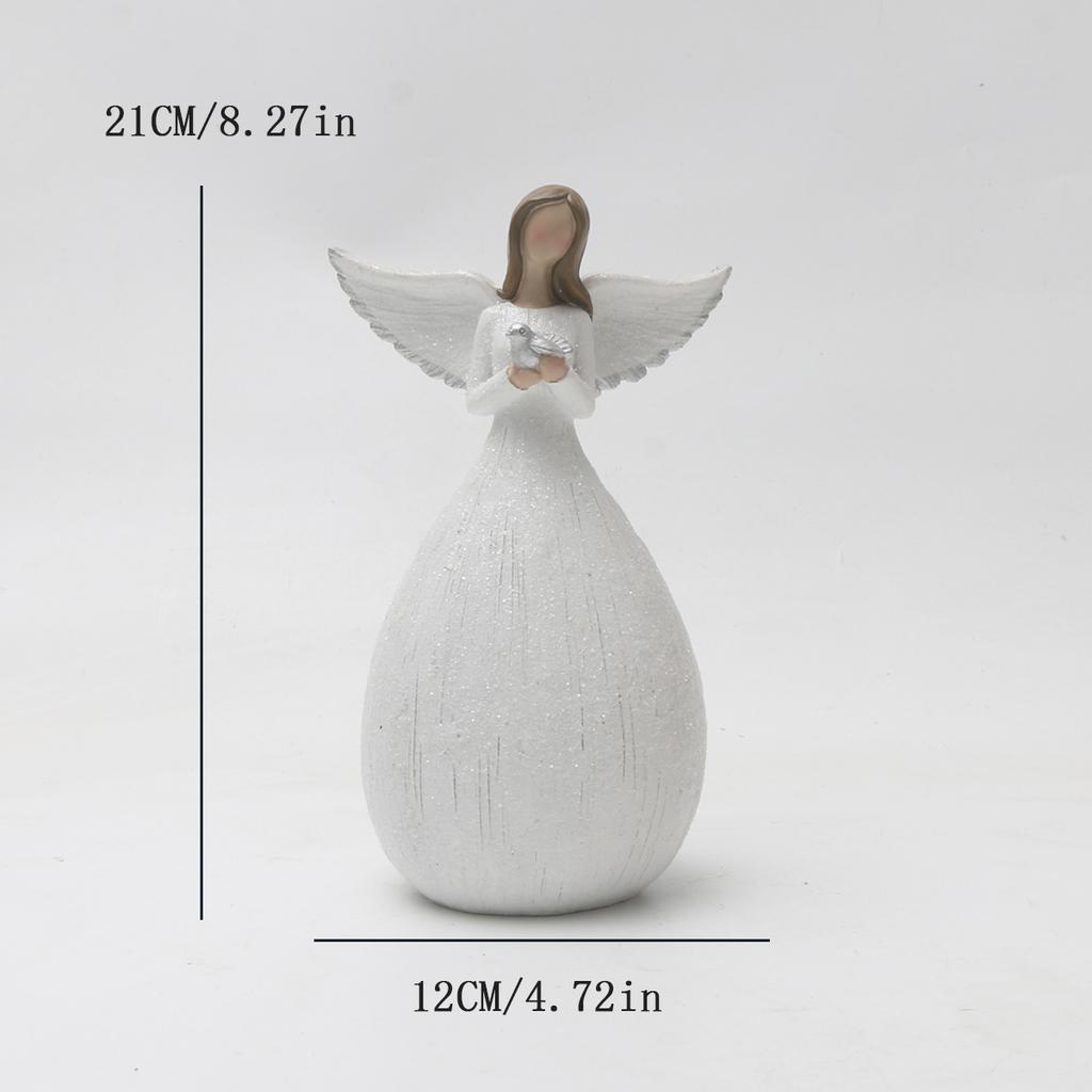 Blessing Angel Figurine - Perfect For Christmas, Weddings & More | Durable Abs Resin Sculpture | Ideal Gift For Home Decor