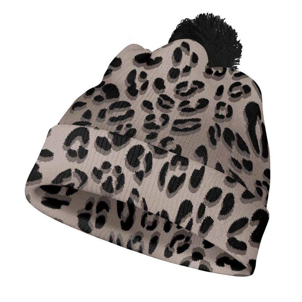 Christmas Pom Pom Knit Hat - Unisex Winter New Year Red Hat
