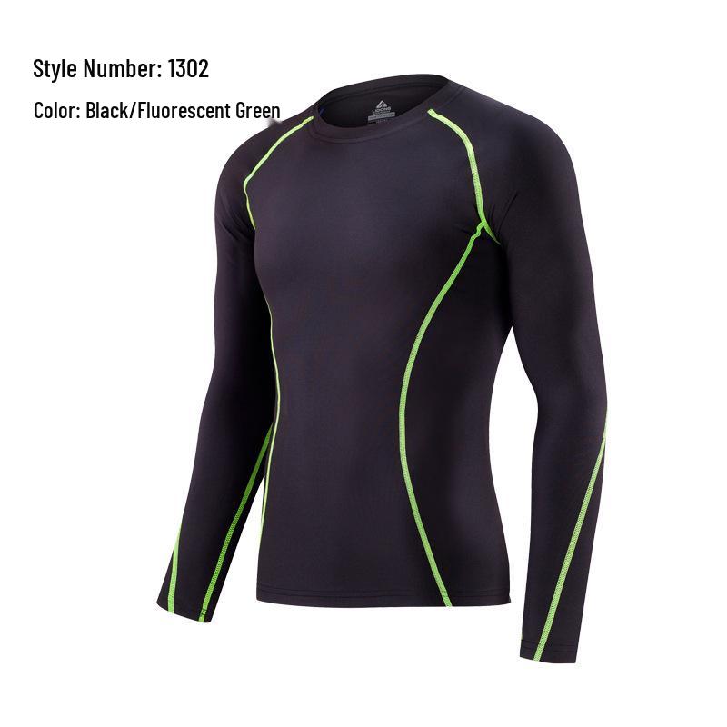 Slim Fit Long Sleeve Quick-Dry Sportswear Set with Fleece Lining for Running and Yoga