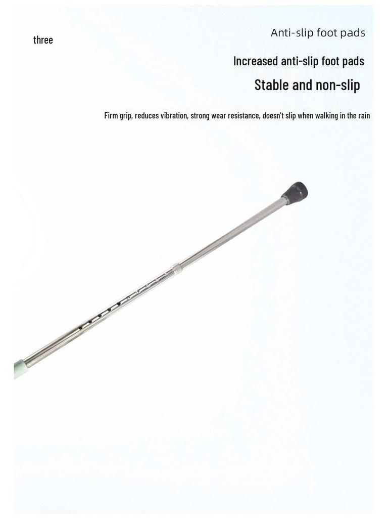 Adjustable Forearm Crutches for Rehabilitation - Portable Walking Aid for Elderly and Disabled