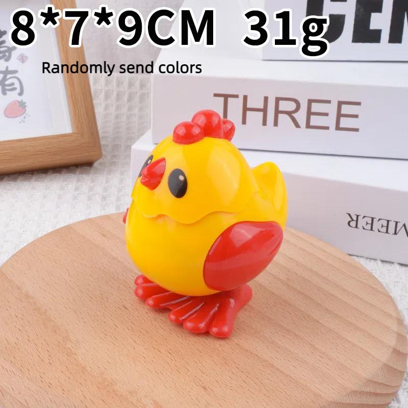 

1 шт. Креативная детская заводная игрушка Новинка Мультяшные маленькие животные Заводные прыгающие игрушки Мини-подарок Настольное украшение