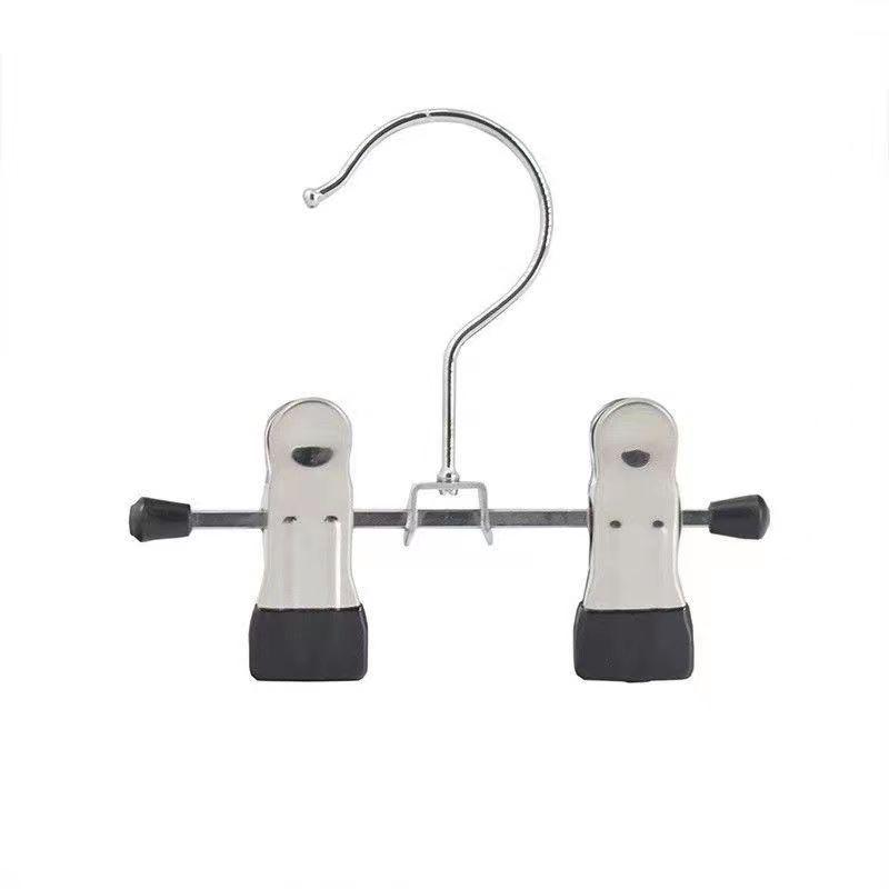 Trace-Free Stainless Steel Clothes Hanger: Multifunctional Clip for Pants, Children's Jeans, Skirts, Boots, and Laundry