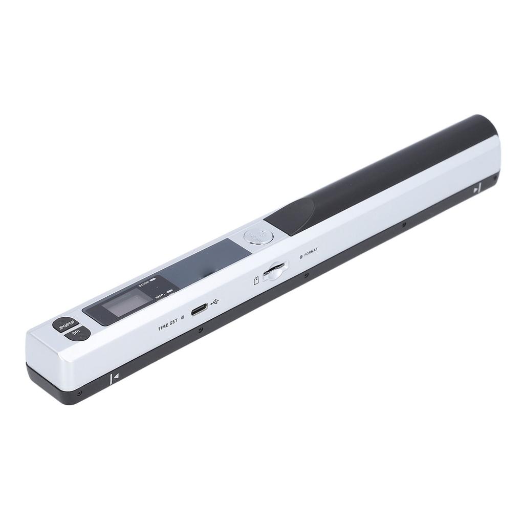 Portable Scanner for A4 Documents Photo Pictures Receipt 8.27 Inch HD 900DPI Color Mobile Handheld Scanner Wand for