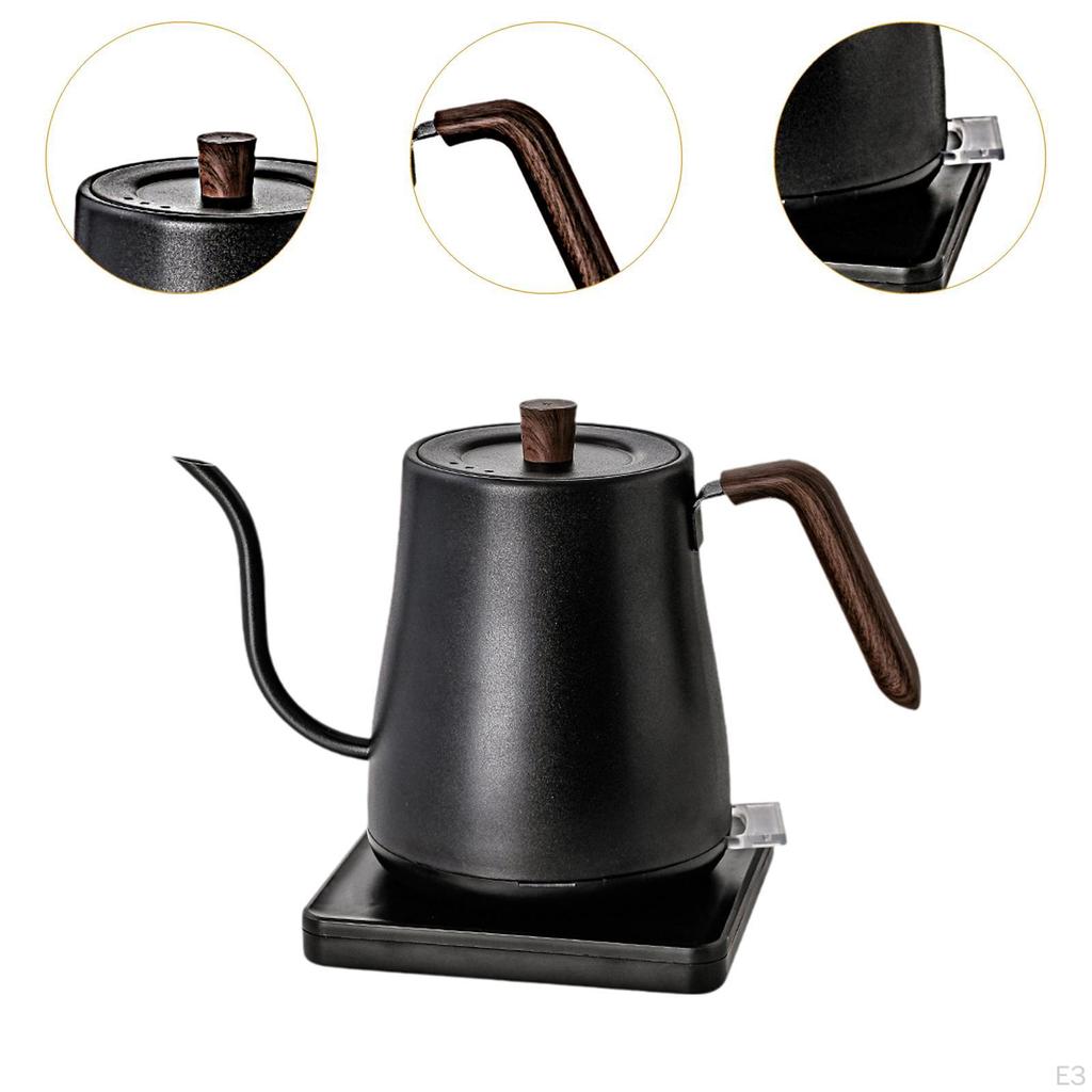Electric Tea Kettle Leakproof Teapot Fast Boiling for Office Restaurant White