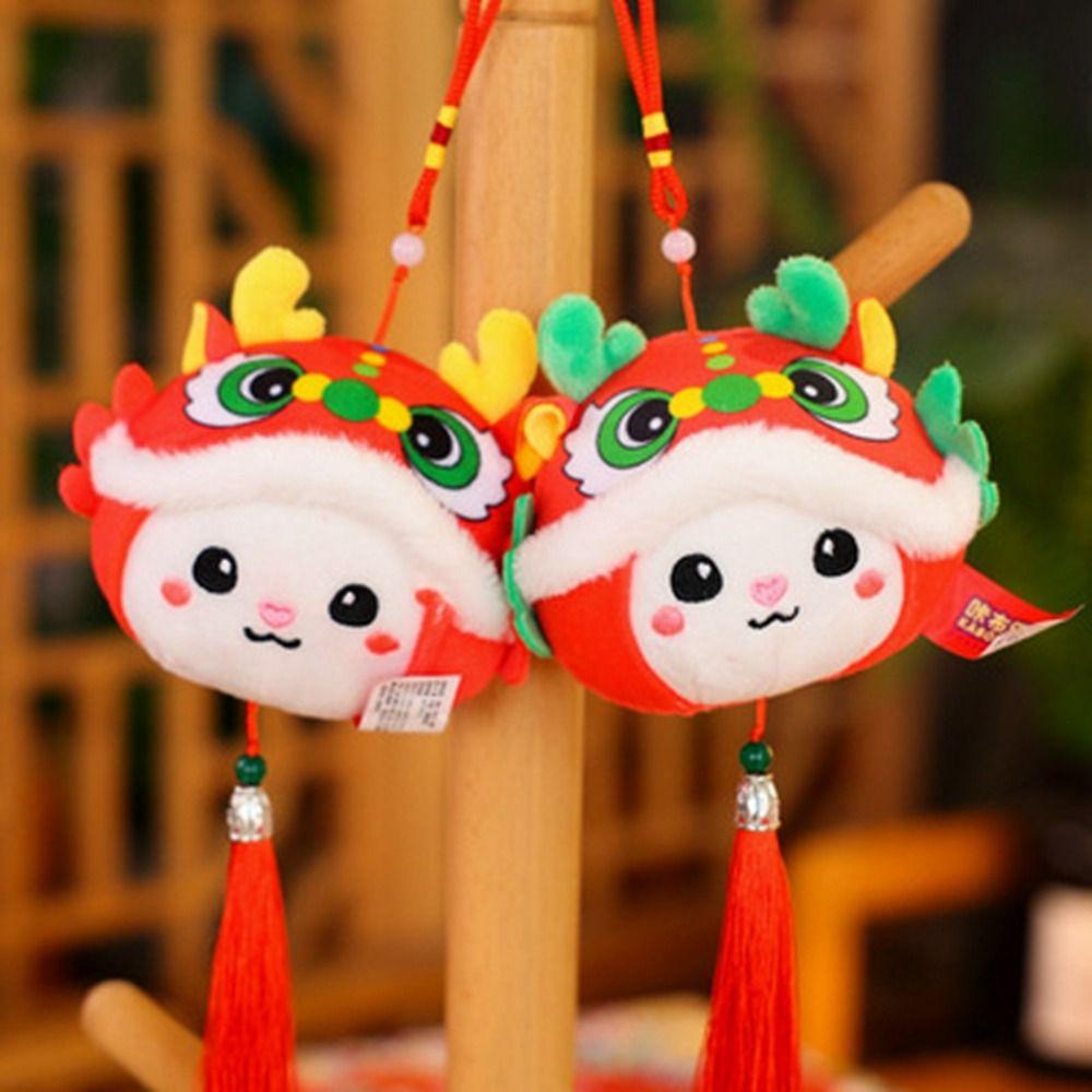 

Dragon Dragon Plush Pendant Plush Doll Zodiac Pendant Cute Smile Face Pendant Near Year