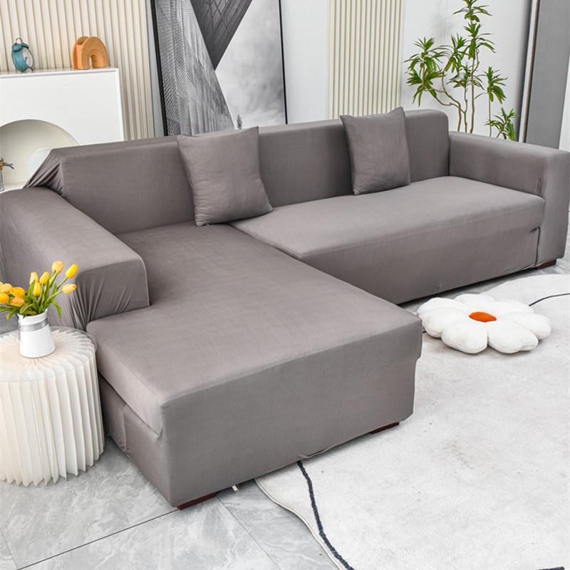 Milk Silk Elastic Sofa Cover All Inclusive Universal Set Suitable for All Seasons Cartoon Empress Sofa Cover Lazy Person To Prevent Cat Scratches