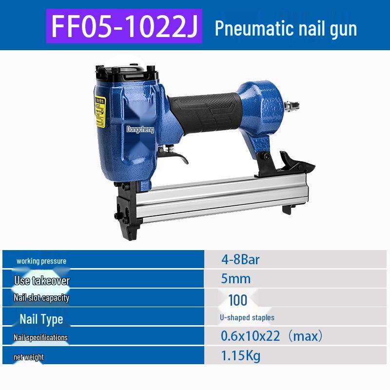אקדח סיכות FF02/05-422J עם סיכות בצורת U - ללא תקיעות