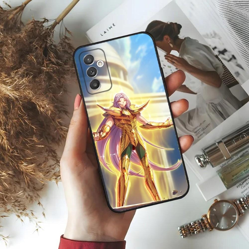 Saint Seiya Knights Of The Zodiac Phone Case For Samsung S24,23,22,30,21,10,9,Ultra,Plus,Lite,FE,5G Black Soft Case