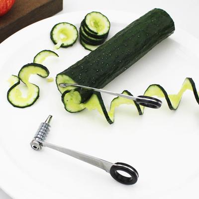 Stainless Steel Vegetable Slicer Spiralizer For Veggie Noodles For Zucchini Dishwasher Safe Non-Slip Cooking Accessories