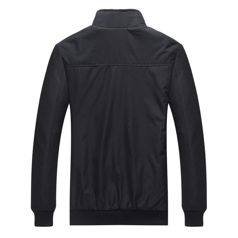 Spring and Autumn Men's Casual Stand-Up Collar Men's Jacket Casual Korean Jacket Middle-aged and Elderly Top