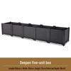 Extra Large Multi-layer Rectangular Planting Box for Home Balcony - Ideal for Fruits, Vegetables, and Flowers