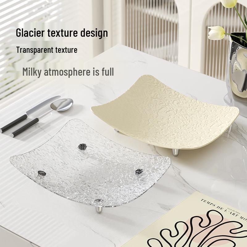 Pin Huan Light Luxury Water Ripple Fruit Bowl