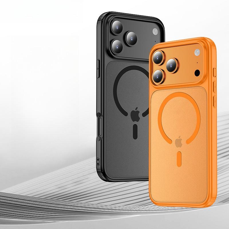 For IPhone 17 Pro Magnetic Phone Case, Apple 16E Skin Feel Matte 17air Anti Drop Protective Case
